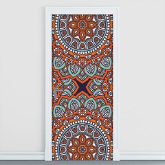 Adesivo Decorativo de Porta - Mandala - 2444cnpt