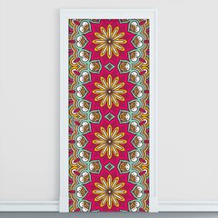 Adesivo Decorativo de Porta - Mandala - 2445cnpt