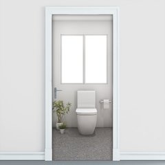 Adesivo Decorativo de Porta - Banheiro - 2456cnpt