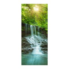 Adesivo Decorativo de Porta - Cachoeira - 2479cnpt na internet