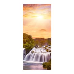 Adesivo Decorativo de Porta - Cachoeira - 2480cnpt na internet