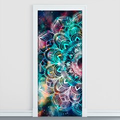Adesivo Decorativo de Porta - Mandala - 2487cnpt