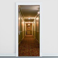 Adesivo Decorativo de Porta - Corredor - 2494cnpt