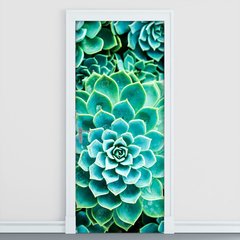 Adesivo Decorativo de Porta - Suculentas - 2504cnpt