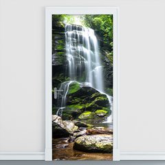 Adesivo Decorativo de Porta - Cachoeira - 251cnpt