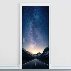 Adesivo Decorativo de Porta - Estrada - 2522cnpt