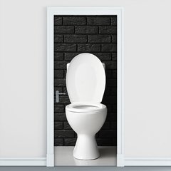 Adesivo Decorativo de Porta - Banheiro - 2530cnpt