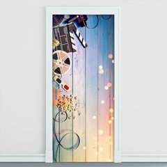 Adesivo Decorativo de Porta - Cinema - 2547cnpt