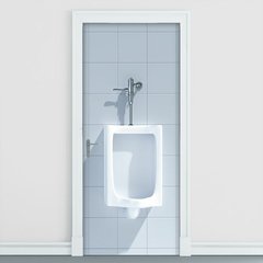 Adesivo Decorativo de Porta - Banheiro - 2548cnpt