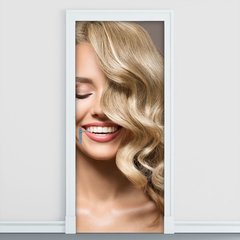 Adesivo Decorativo de Porta - Salão de Beleza - 2555cnpt