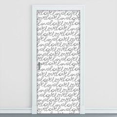 Adesivo Decorativo de Porta - Love - 2558cnpt