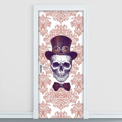 Adesivo Decorativo de Porta - Caveira Mexicana - 2560cnpt