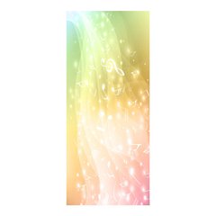 Adesivo Decorativo de Porta - Notas Musicais - 2581cnpt na internet