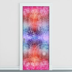 Adesivo Decorativo de Porta - Mandalas - 2585cnpt