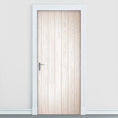 Adesivo Decorativo de Porta - Madeira - 2601cnpt