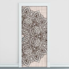 Adesivo Decorativo de Porta - Mandalas - 2608cnpt