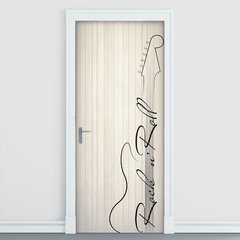 Adesivo Decorativo de Porta - Música - 2615cnpt