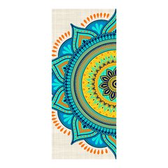 Adesivo Decorativo de Porta - Mandala - 2616cnpt na internet