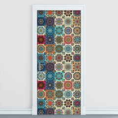 Adesivo Decorativo de Porta - Mandalas - 2619cnpt