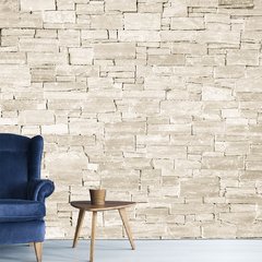 Papel de Parede Pedras Canjiquinha Rustico Sala Painel Adesivo - 261pc