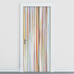 Adesivo Decorativo de Porta - Listras - 2620cnpt