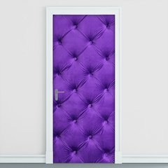 Adesivo Decorativo de Porta - Capitonê Roxo - 2627cnpt