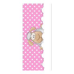 Adesivo Decorativo de Porta - Ovelhinha - Rosa - 2652cnpt na internet