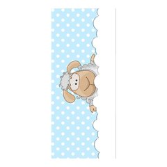 Adesivo Decorativo de Porta - Ovelhinha - Azul - 2653cnpt na internet