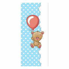 Adesivo Decorativo de Porta - Ursinho - Azul - 2654cnpt na internet