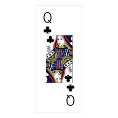Adesivo Decorativo de Porta - Dama de Paus - 2661cnpt na internet