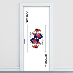 Adesivo Decorativo de Porta - Coringa - 2663cnpt