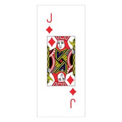 Adesivo Decorativo de Porta - Valete de Ouros - 2672cnpt na internet