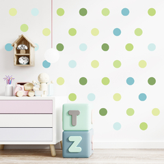 Adesivo de Parede Infantil 150 Bolinhas Serenity Quarto - 268ir