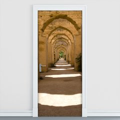 Adesivo Decorativo de Porta - Ruínas Medievais - 268cnpt