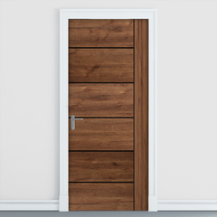 Adesivo de Porta - Porta Madeira - Decorativo Sala Quarto Casa - 2703mlpt - Allodi