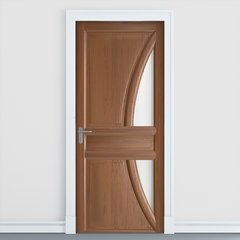 Adesivo de Porta - Porta Madeira - Decorativo Sala Quarto Casa - 2707mlpt - Allodi