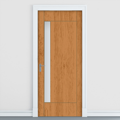 Adesivo de Porta - Porta Madeira - Decorativo Sala Quarto Casa - 2717mlpt - Allodi