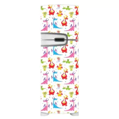 Adesivo Decorativo de Geladeira - Dragões - Infantil - 271gel