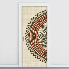 Adesivo Decorativo de Porta - Mandala - 273cnpt