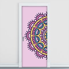 Adesivo Decorativo de Porta - Mandala - 275cnpt