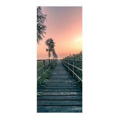 Adesivo Decorativo de Porta Caminho Natureza Paisagem Quarto Sala - 2767mlpt na internet