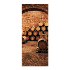 Adesivo Decorativo de Porta Vinícola Vinho Adega - 2775mlpt na internet