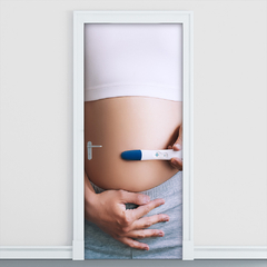 Adesivo Decorativo de Porta Ginecologia Ginecologista Clínica Consultório - 2779mlpt - Allodi