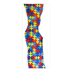 Adesivo Decorativo de Porta Autismo Psicologia Consultório Infantil - 2790mlpt na internet