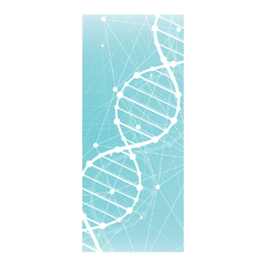 Adesivo Decorativo de Porta Laboratório Dna Clínica Médica - 2796mlpt na internet