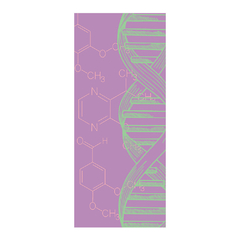 Adesivo Decorativo de Porta Laboratório Dna Clínica Médica - 2798mlpt na internet