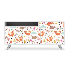 Adesivo de Revestimento Móveis - Raposa - Floresta - Infantil - 279rev