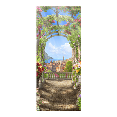 Adesivo Decorativo de Porta Natureza Paisagem Quarto Sala - 2807mlpt na internet