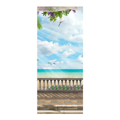 Adesivo Decorativo de Porta Natureza Paisagem Quarto Sala - 2808mlpt na internet