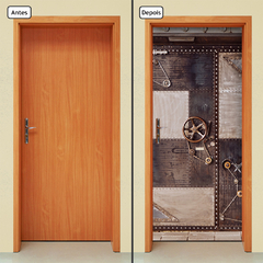Adesivo Decorativo de Porta Bunker Quarto Sala Gamer - 2812mlpt - comprar online